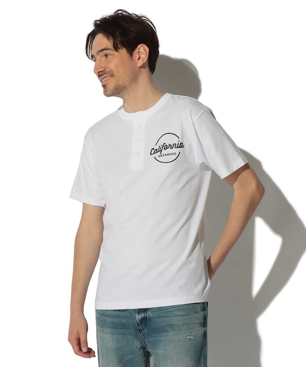 ヘビーウエイト ヘンリーネックTシャツ