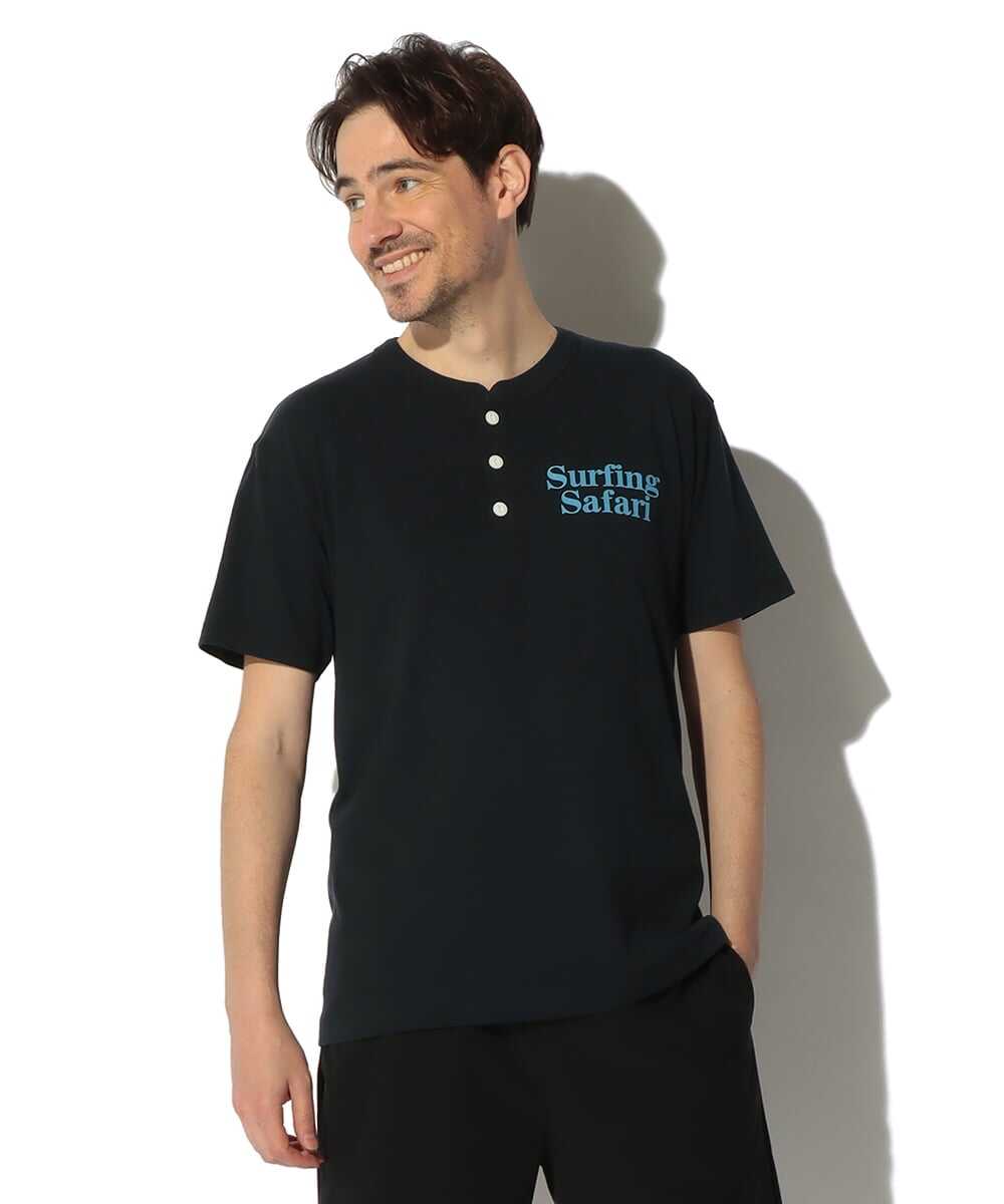 ヘビーウエイト ヘンリーネックTシャツ
