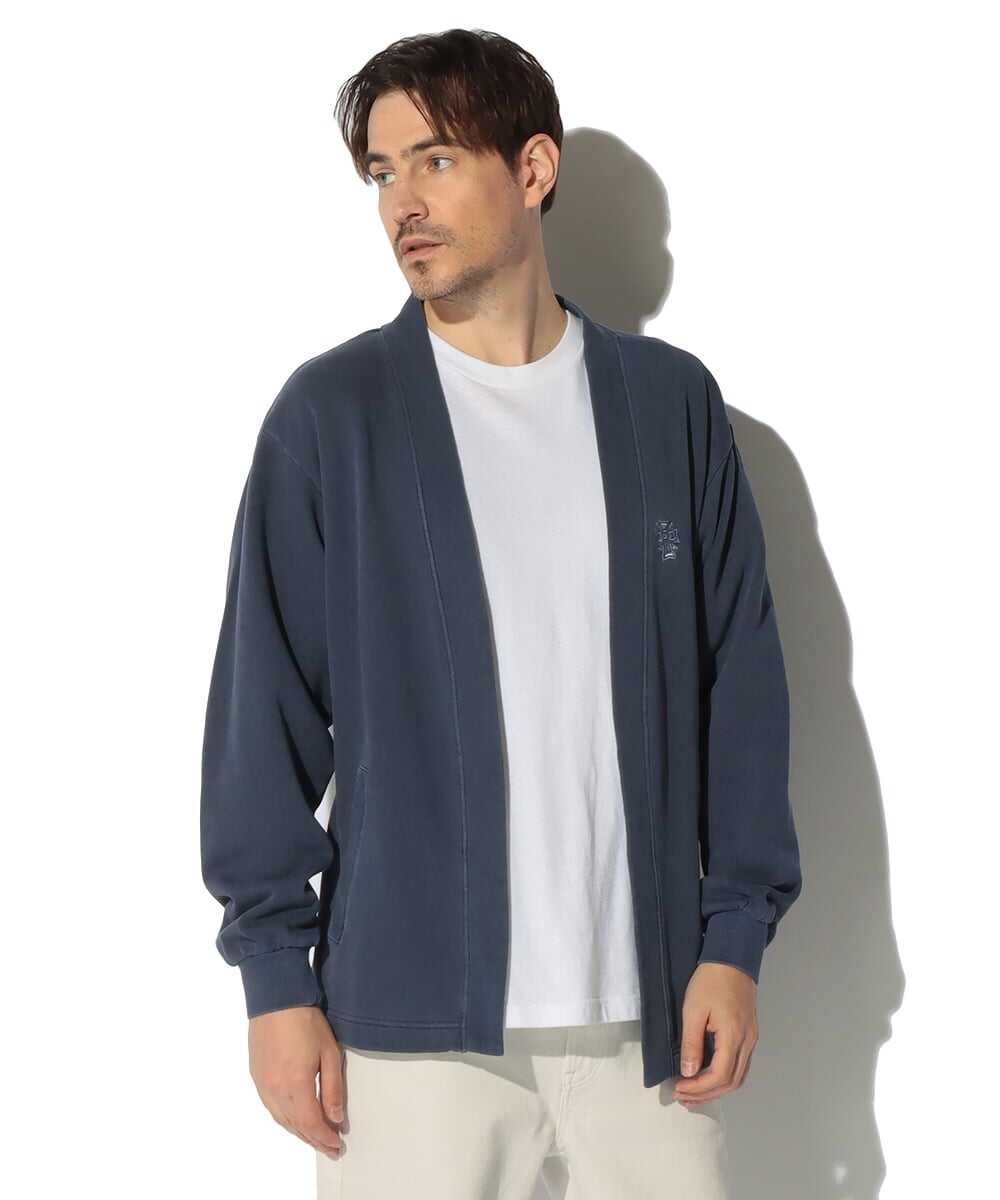 クロスロゴ ワンポイント スウェット カーディガン