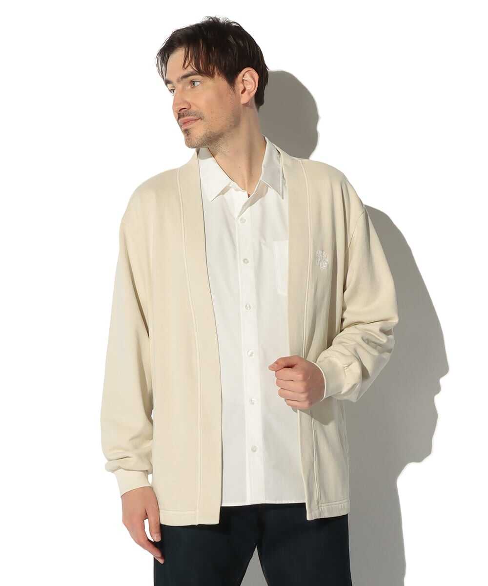 クロスロゴ ワンポイント スウェット カーディガン