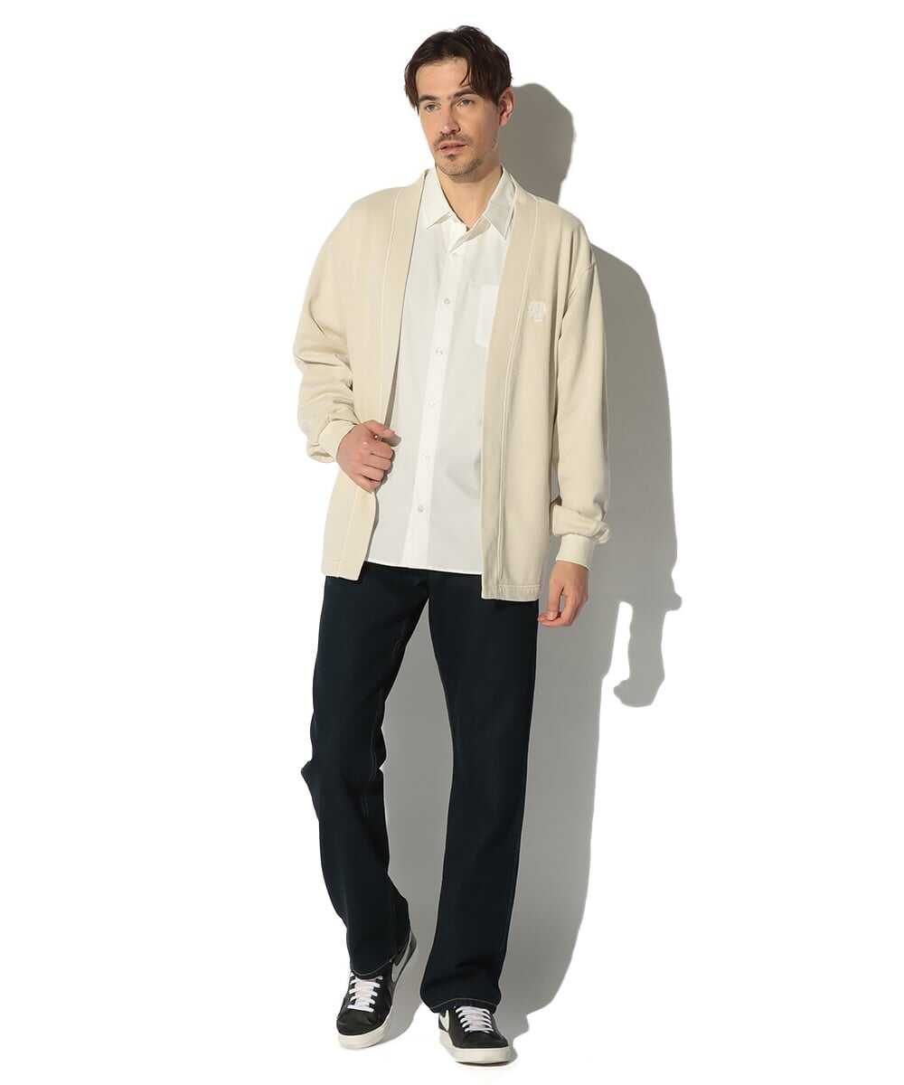 クロスロゴ ワンポイント スウェット カーディガン