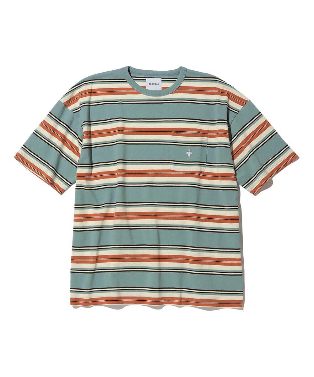 ピケ マルチボーダー Tシャツ