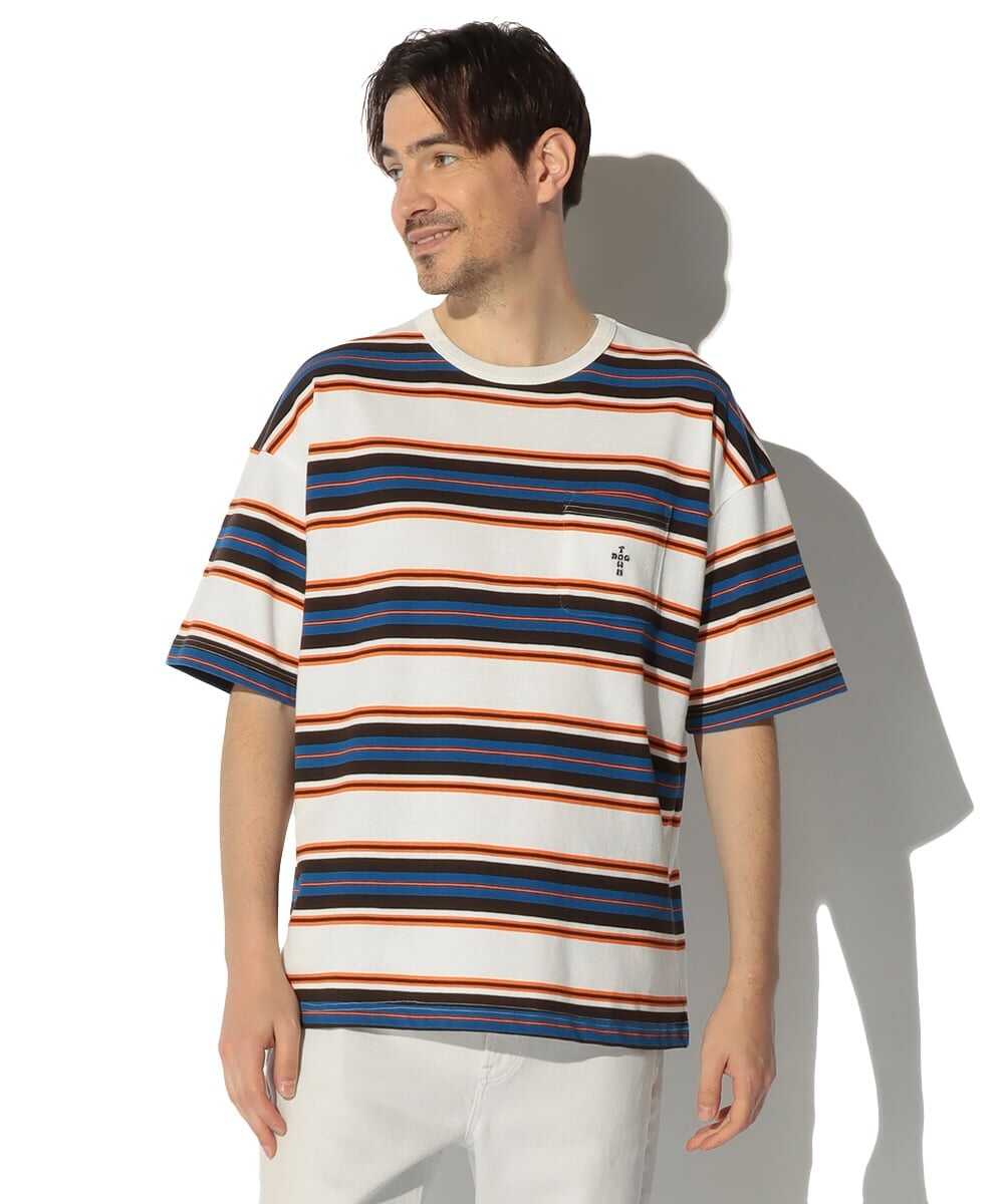 ピケ マルチボーダー Tシャツ