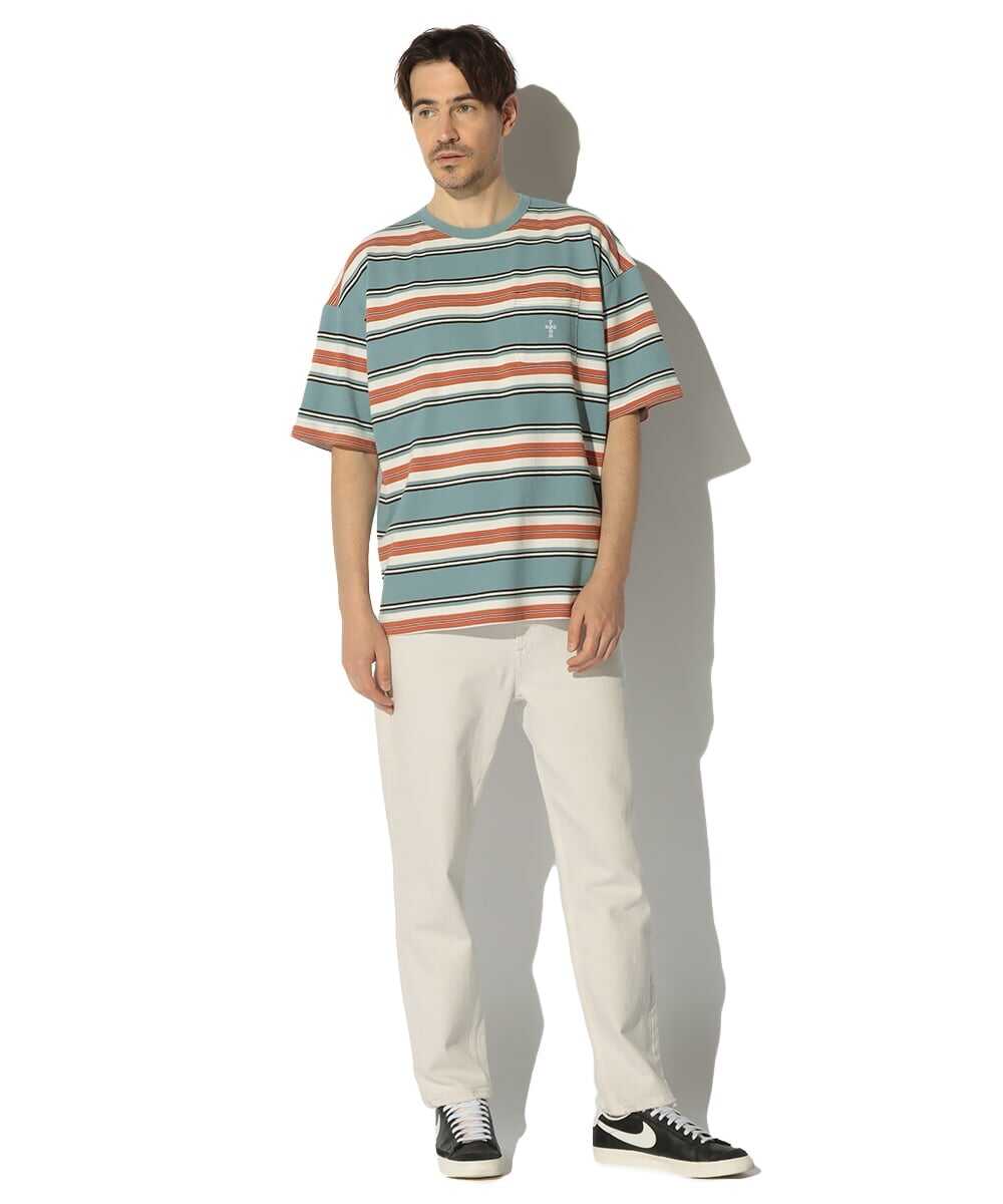 ピケ マルチボーダー Tシャツ