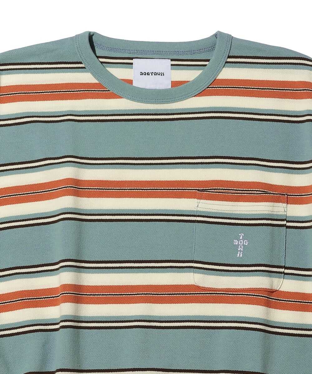 ピケ マルチボーダー Tシャツ