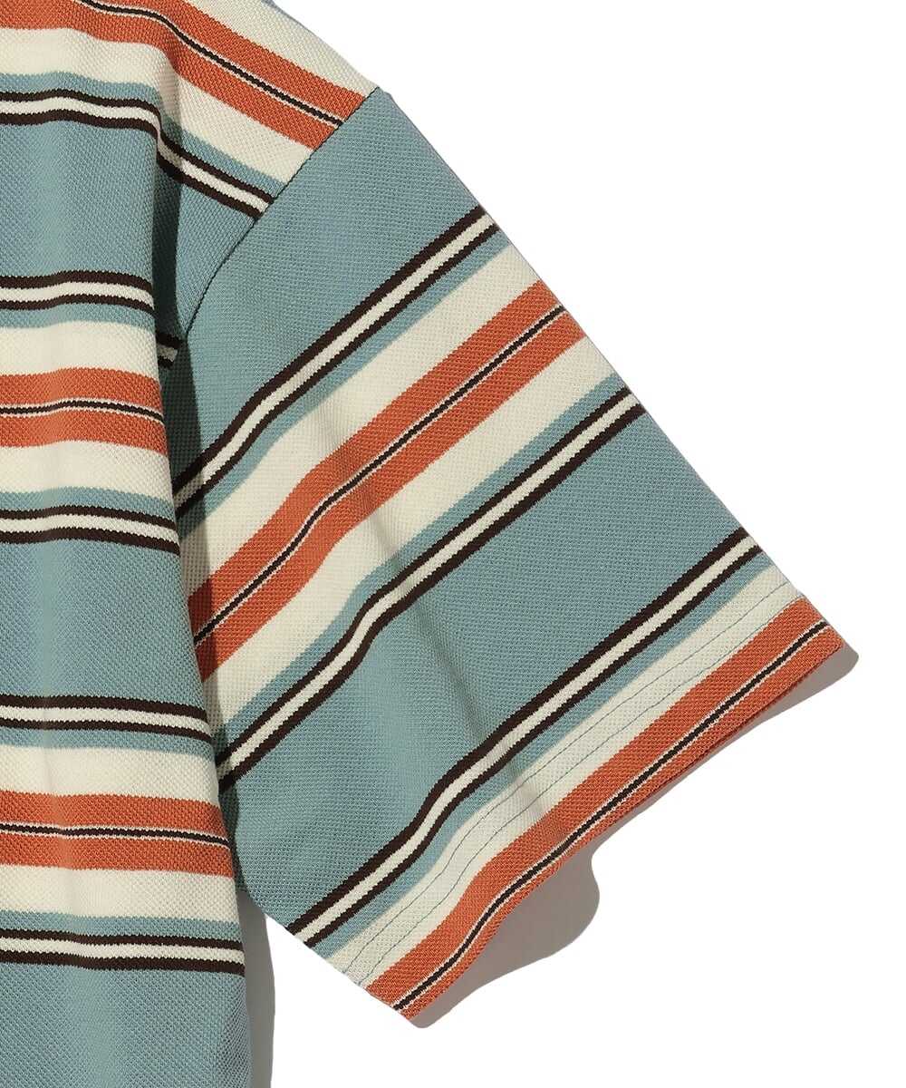 ピケ マルチボーダー Tシャツ