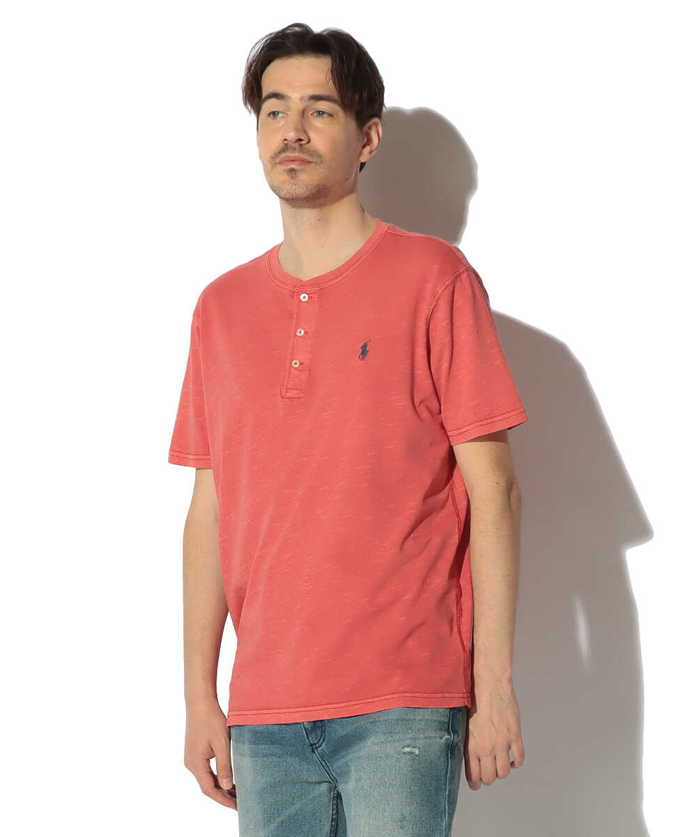 ヘンリーネックTシャツ
