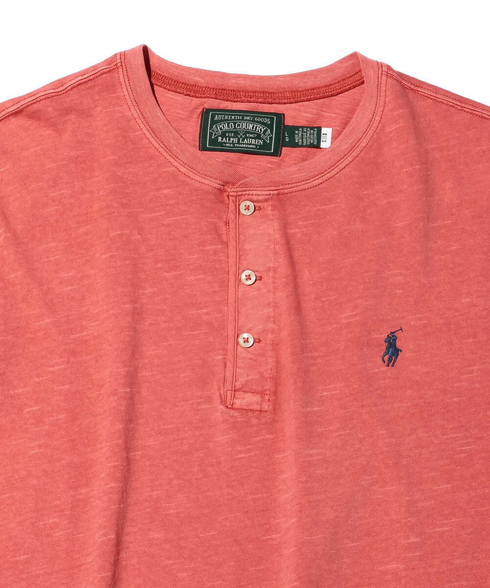 ヘンリーネックTシャツ