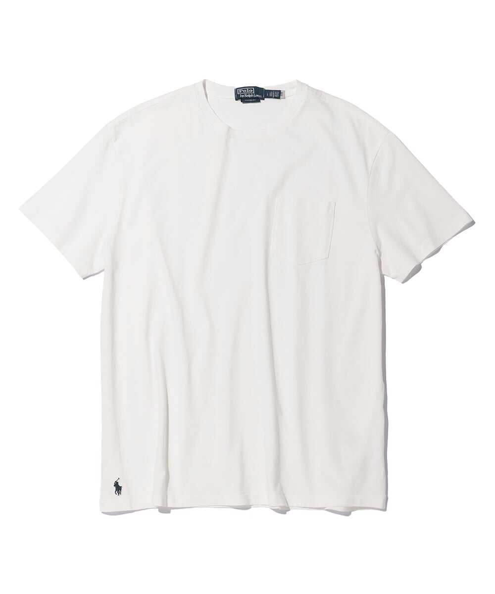 ウォッシュ加工 ミディアムウェイト ポケットTシャツ