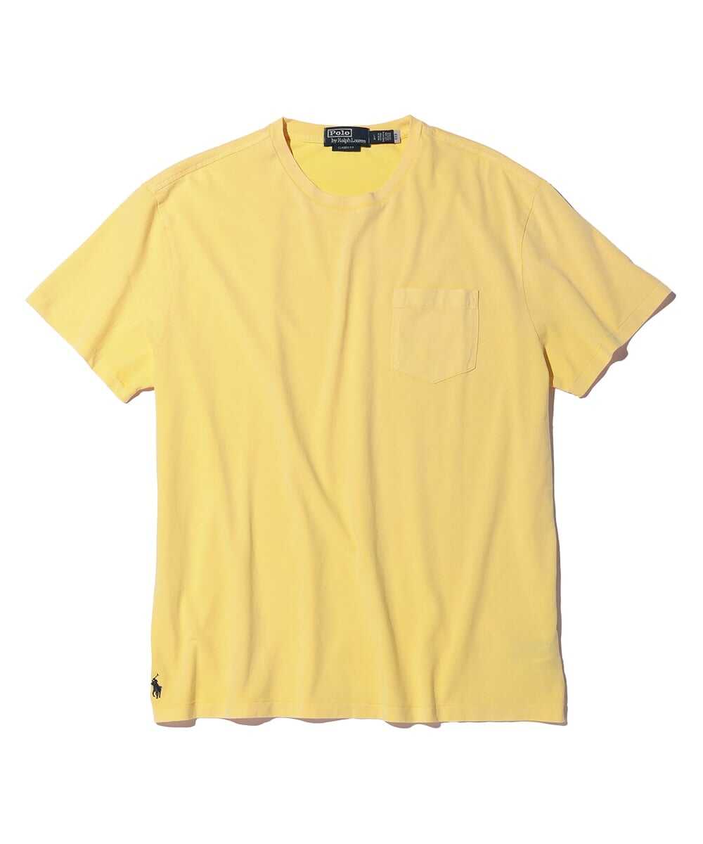 ウォッシュ加工 ミディアムウェイト ポケットTシャツ