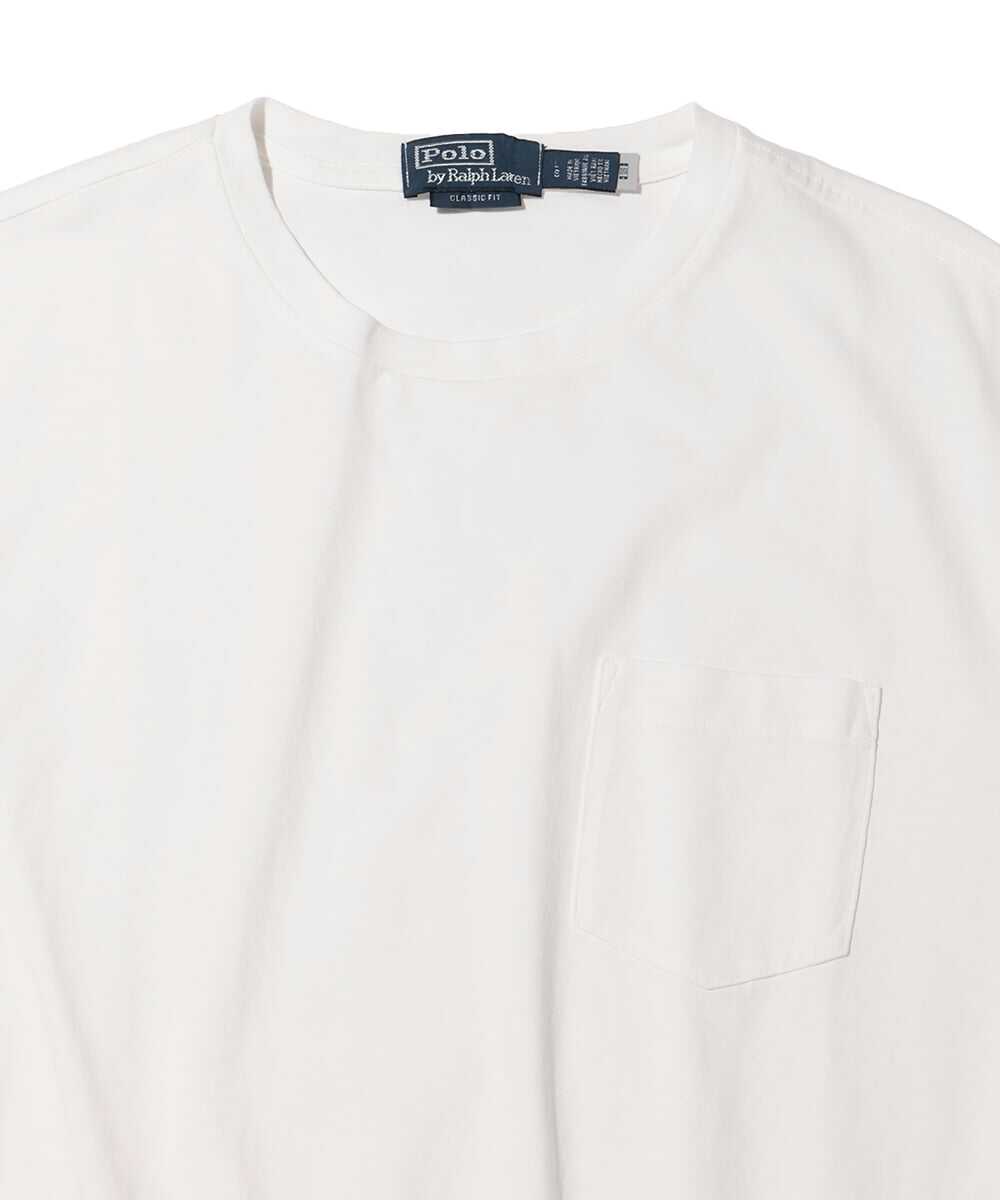 ウォッシュ加工 ミディアムウェイト ポケットTシャツ