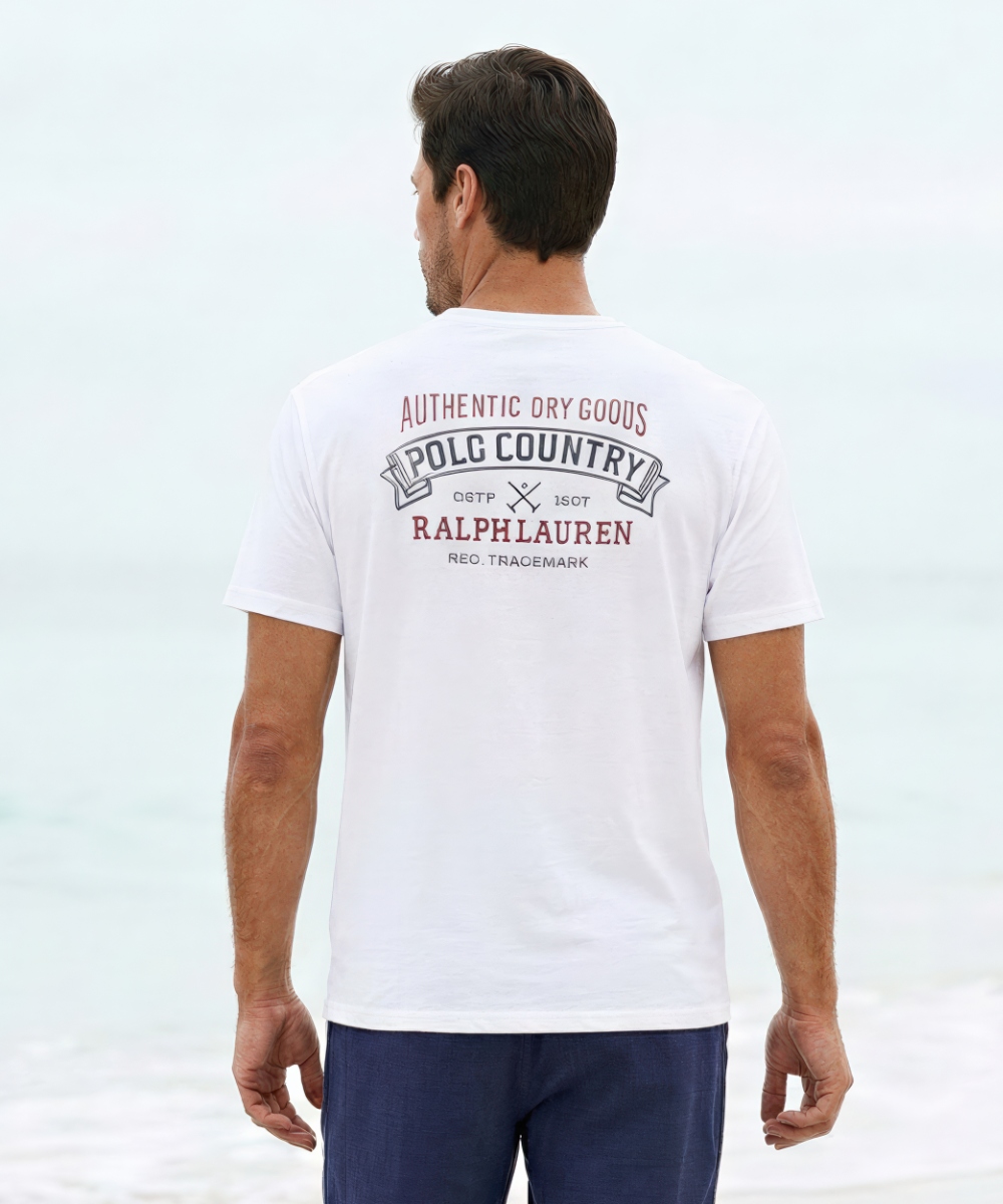 シーズナルグラフィック バックプリントTシャツ