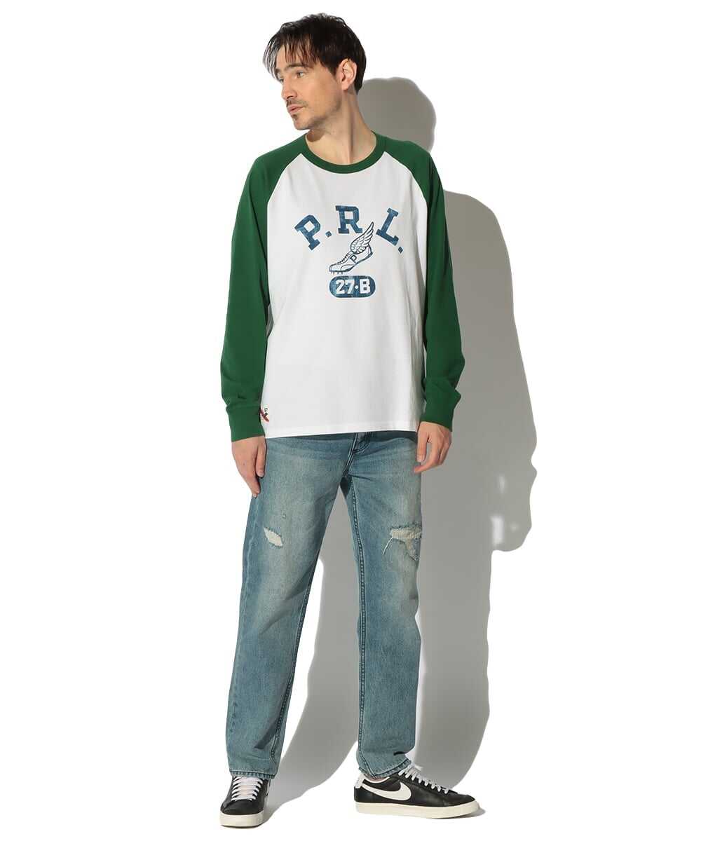 ジャージー ベースボール ラグランTシャツ