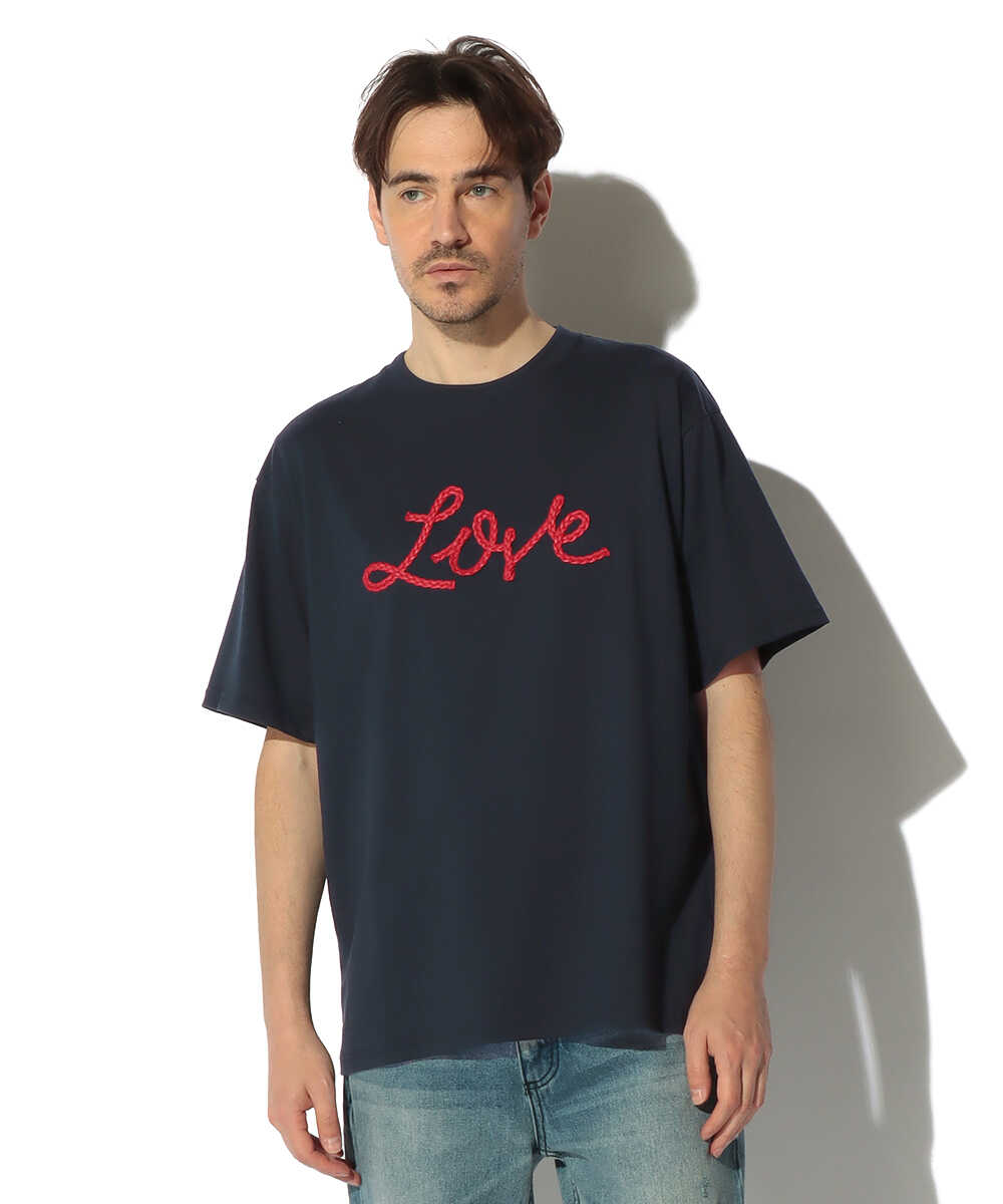 LOVEコード刺繍T シャツ