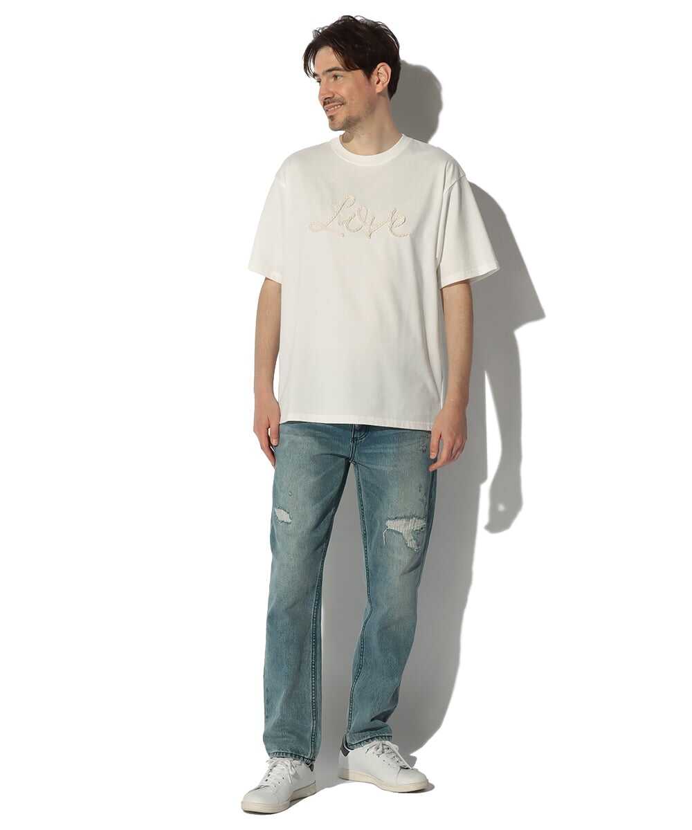 LOVEコード刺繍T シャツ