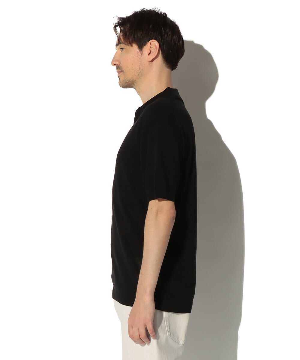 リネンブレンド スキッパーニットTシャツ