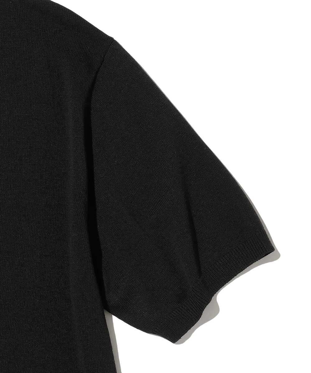 リネンブレンド スキッパーニットTシャツ