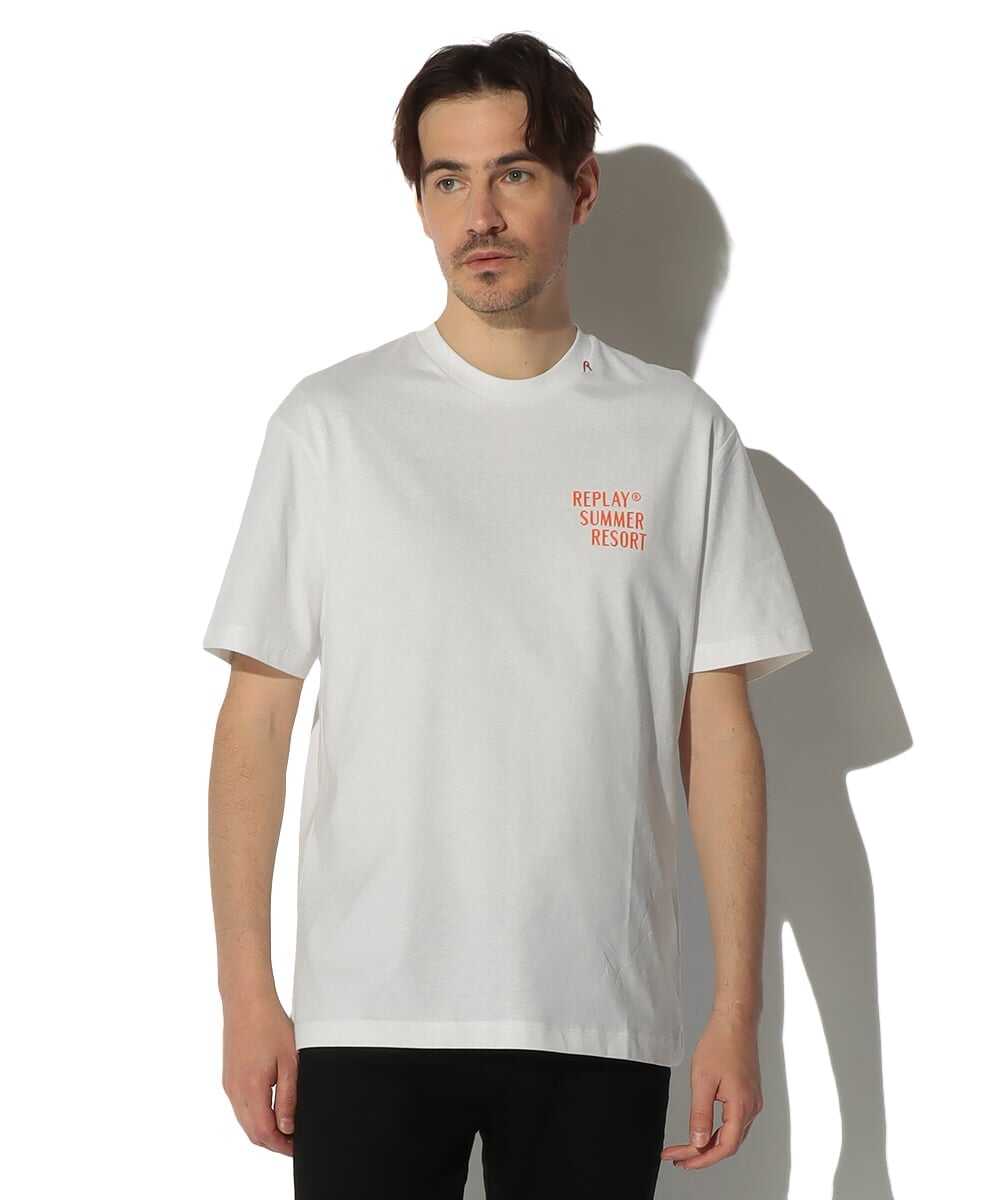 ヘビーコットンジャージ シチリアプリントTシャツ