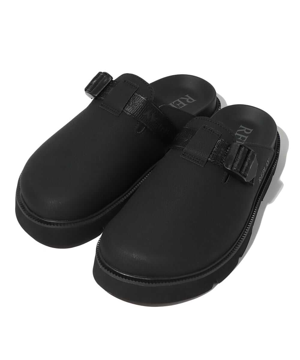 フラットソールスリッパ