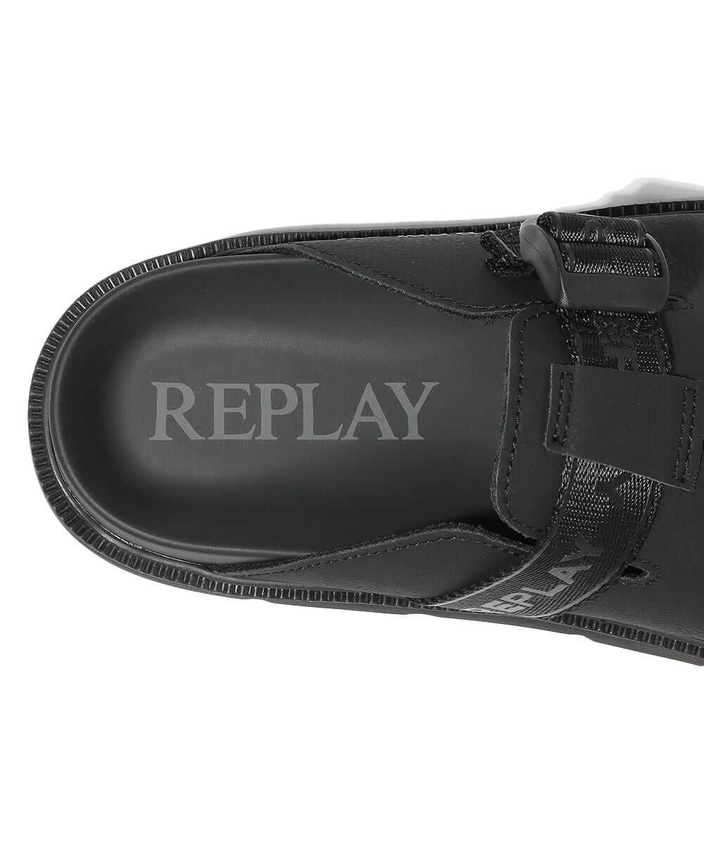 フラットソールスリッパ