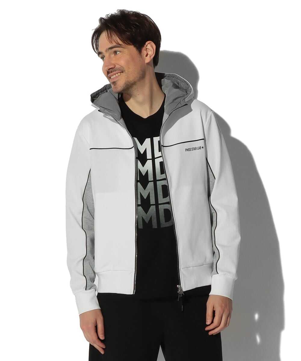 フードロゴ ジップアップパーカ