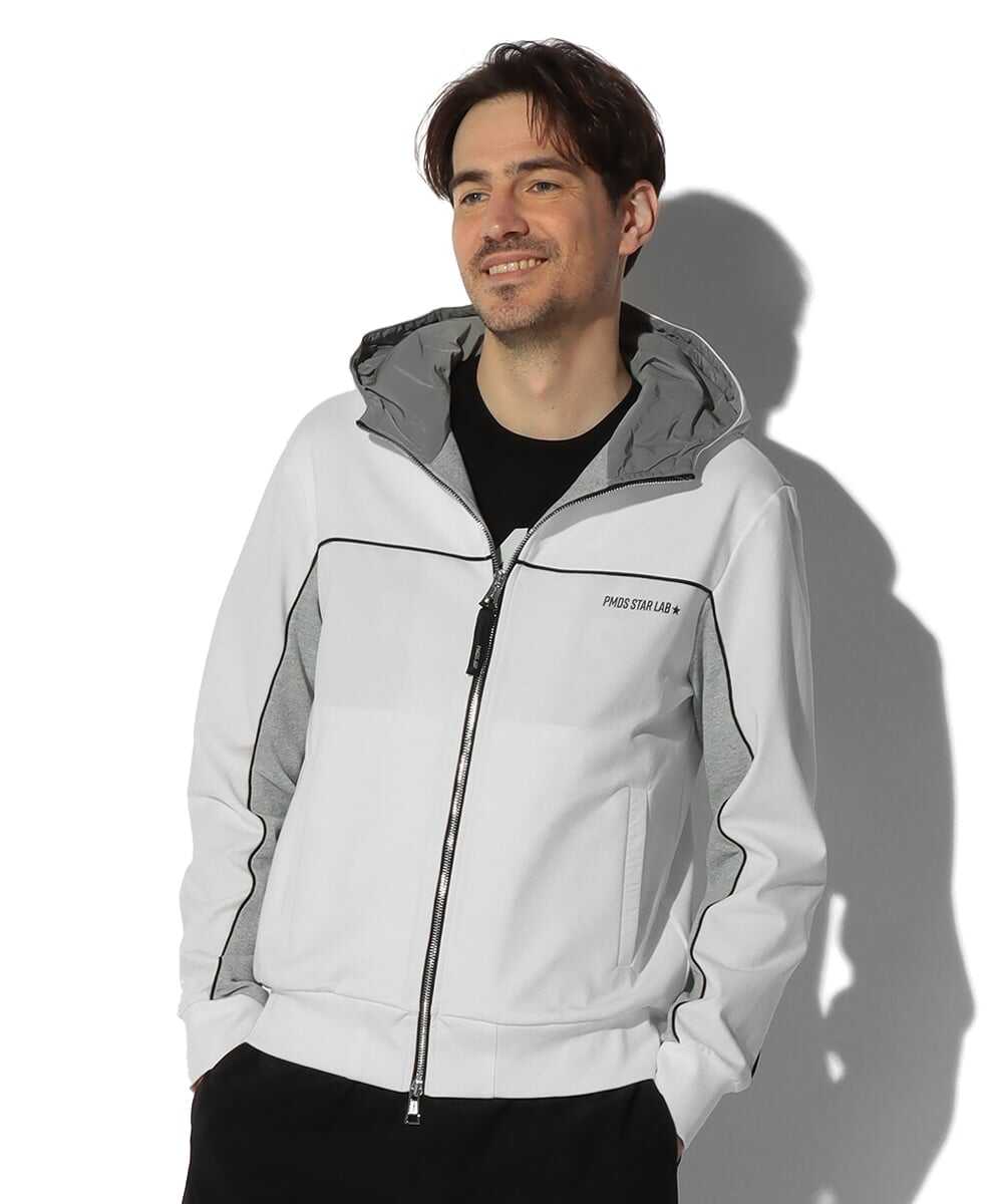 フードロゴ ジップアップパーカ