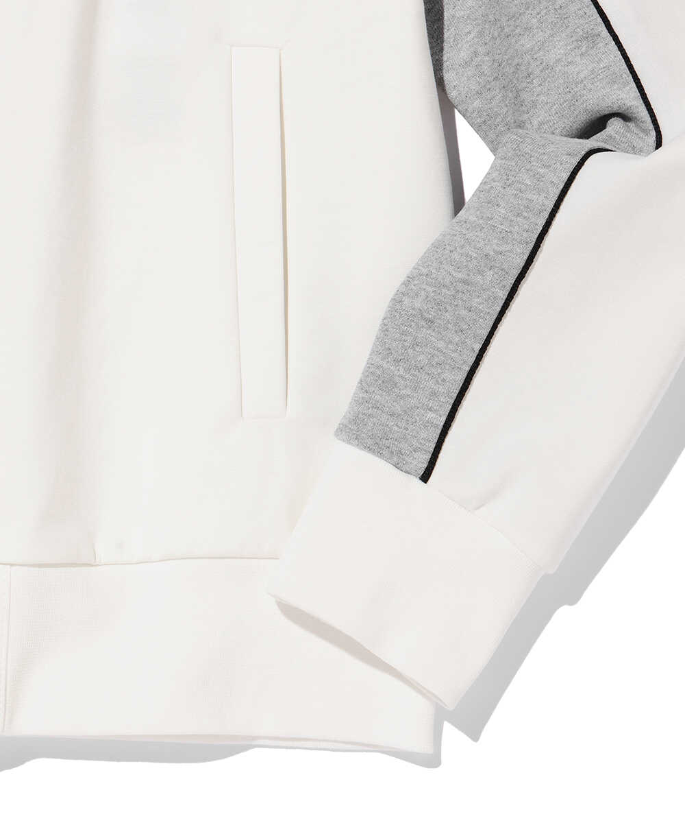 フードロゴ ジップアップパーカ