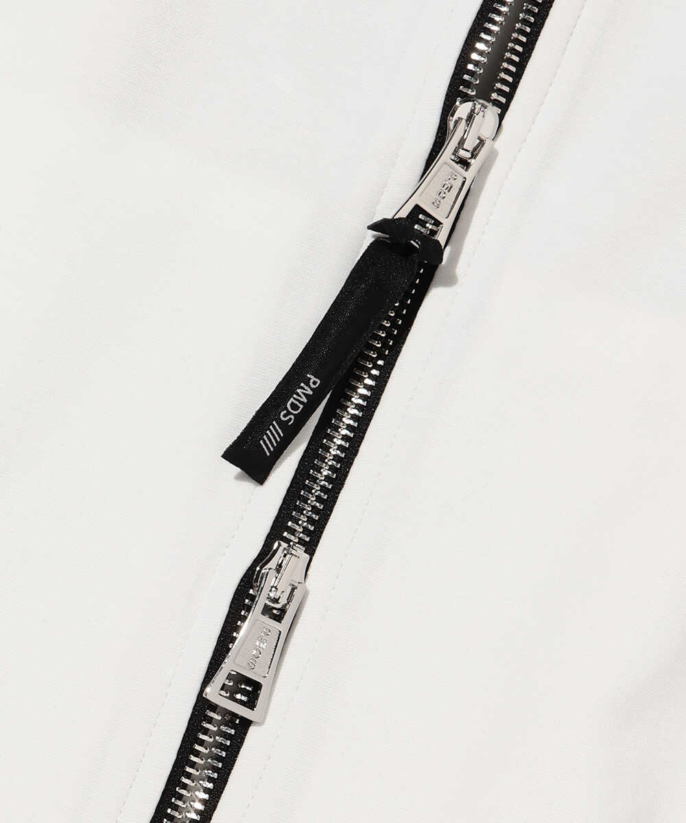 フードロゴ ジップアップパーカ