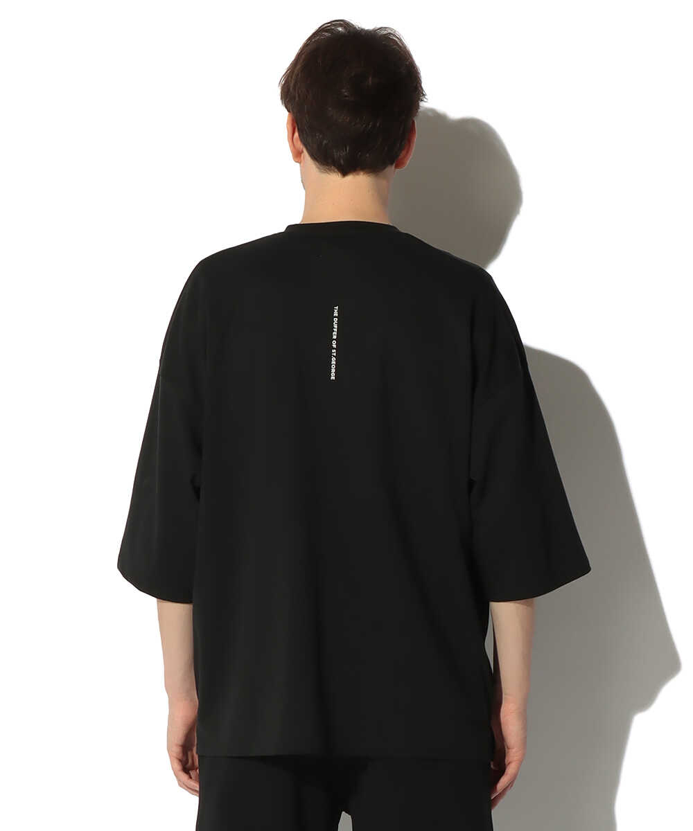 2層構造 吸水速乾クールマックス オーバーサイズ リラックス ヘンリーTシャツ