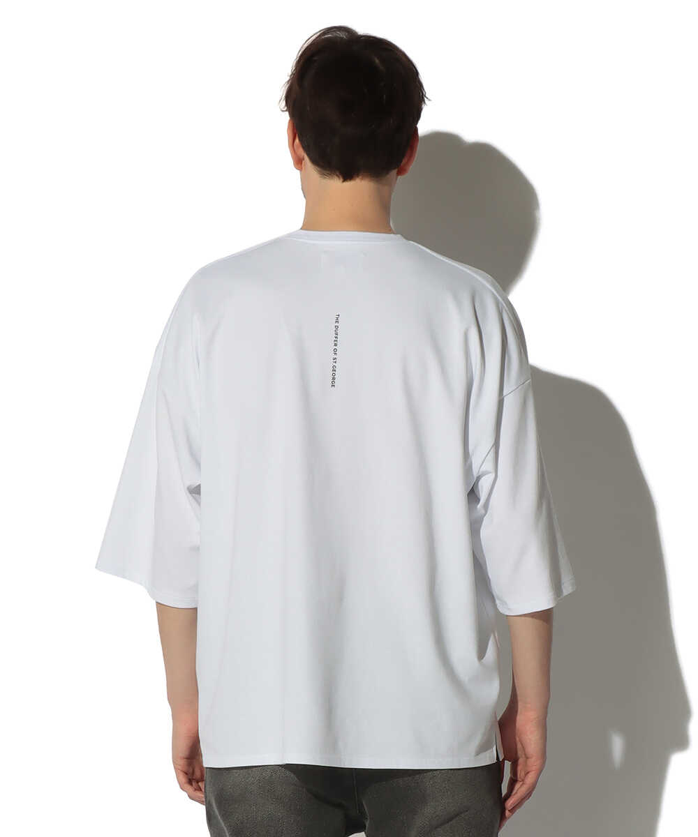 2層構造 吸水速乾クールマックス オーバーサイズ リラックス ヘンリーTシャツ