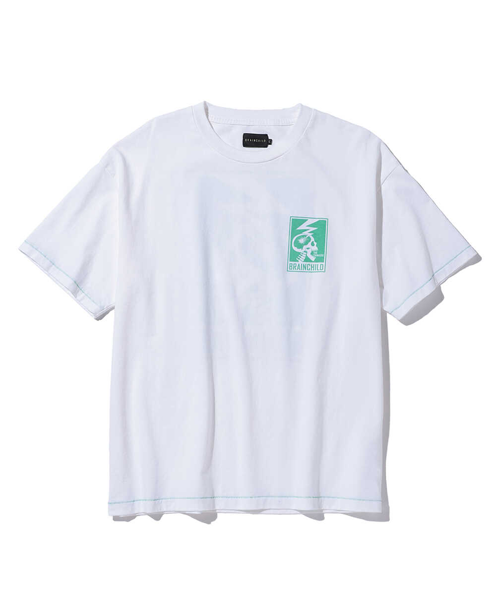 スカルロゴ バックプリントTシャツ