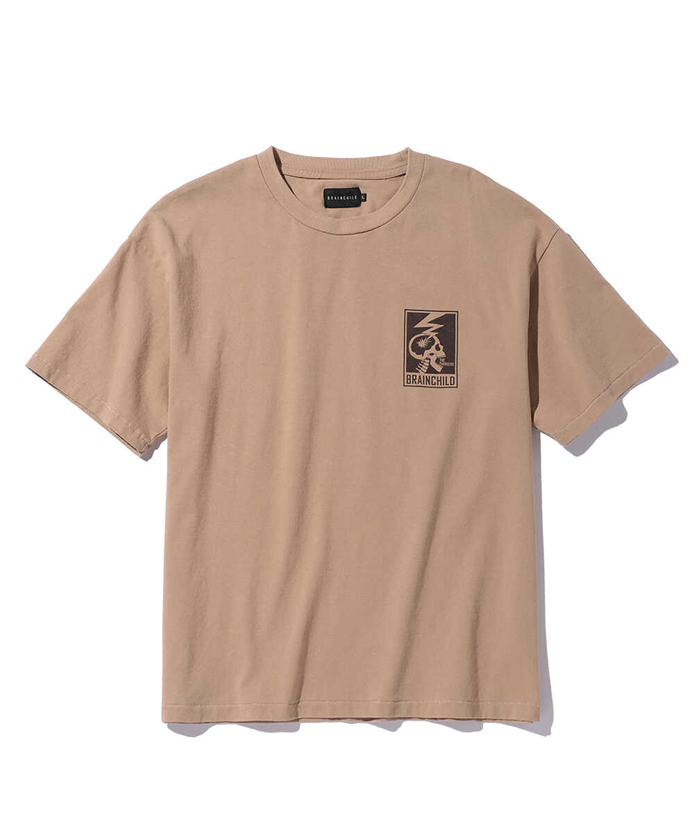 スカルロゴ バックプリントTシャツ