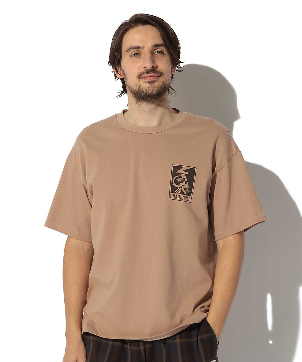 スカルロゴ バックプリントTシャツ