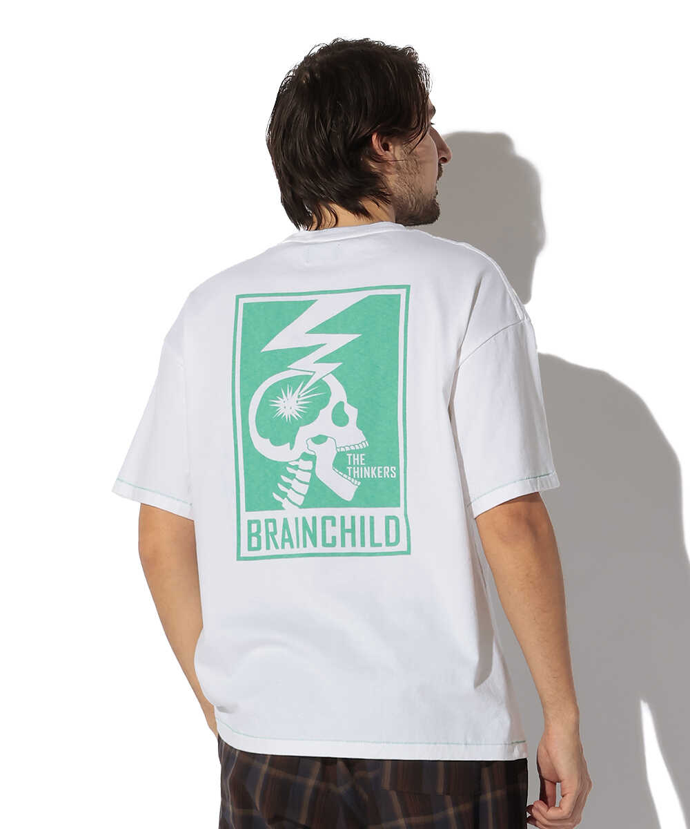 スカルロゴ バックプリントTシャツ