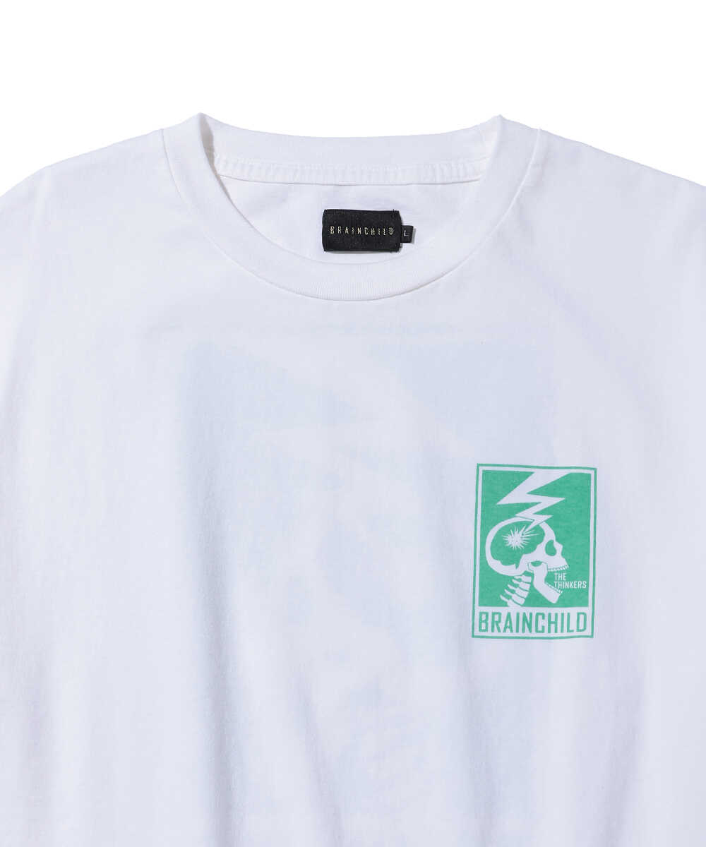 スカルロゴ バックプリントTシャツ