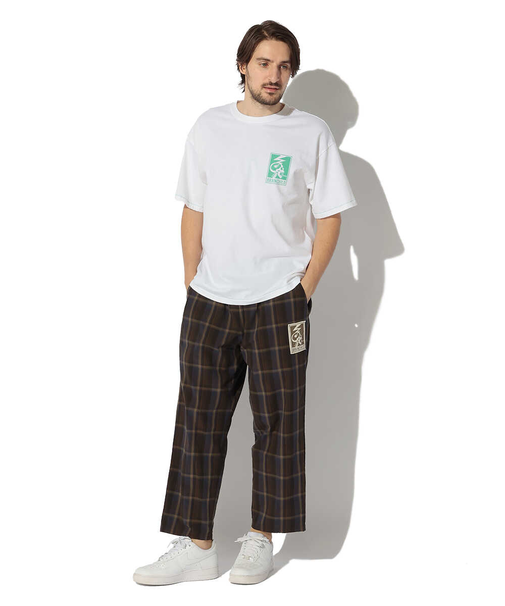 オーガニックコットン チェック柄ビーチパンツ