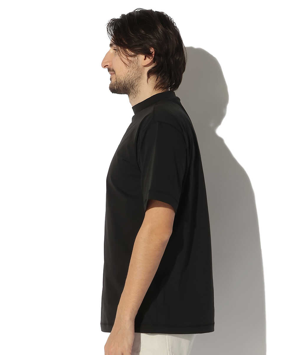 ロゴラッシュガード モックネックTシャツ