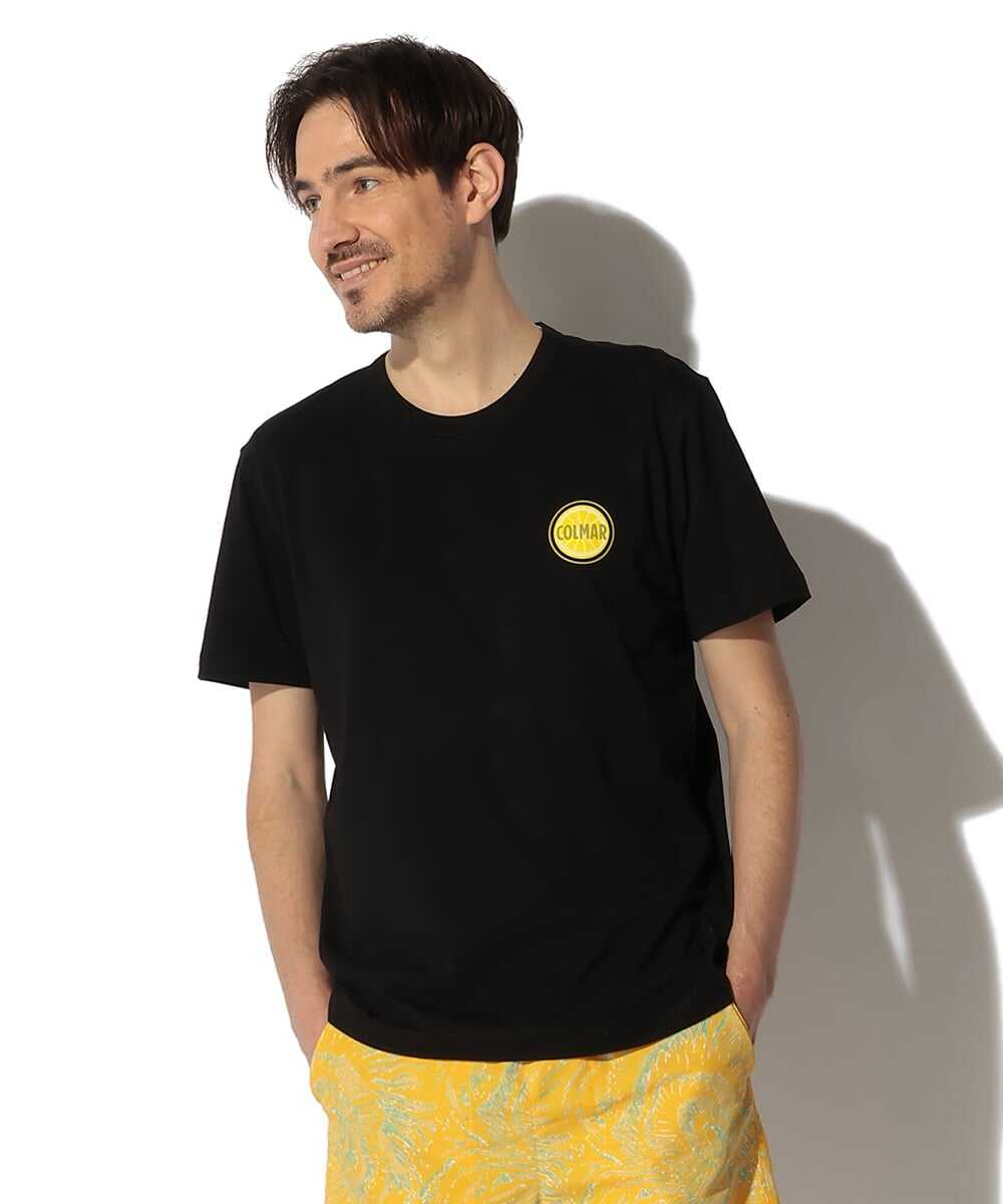 コットンジャージ レモンプリントTシャツ