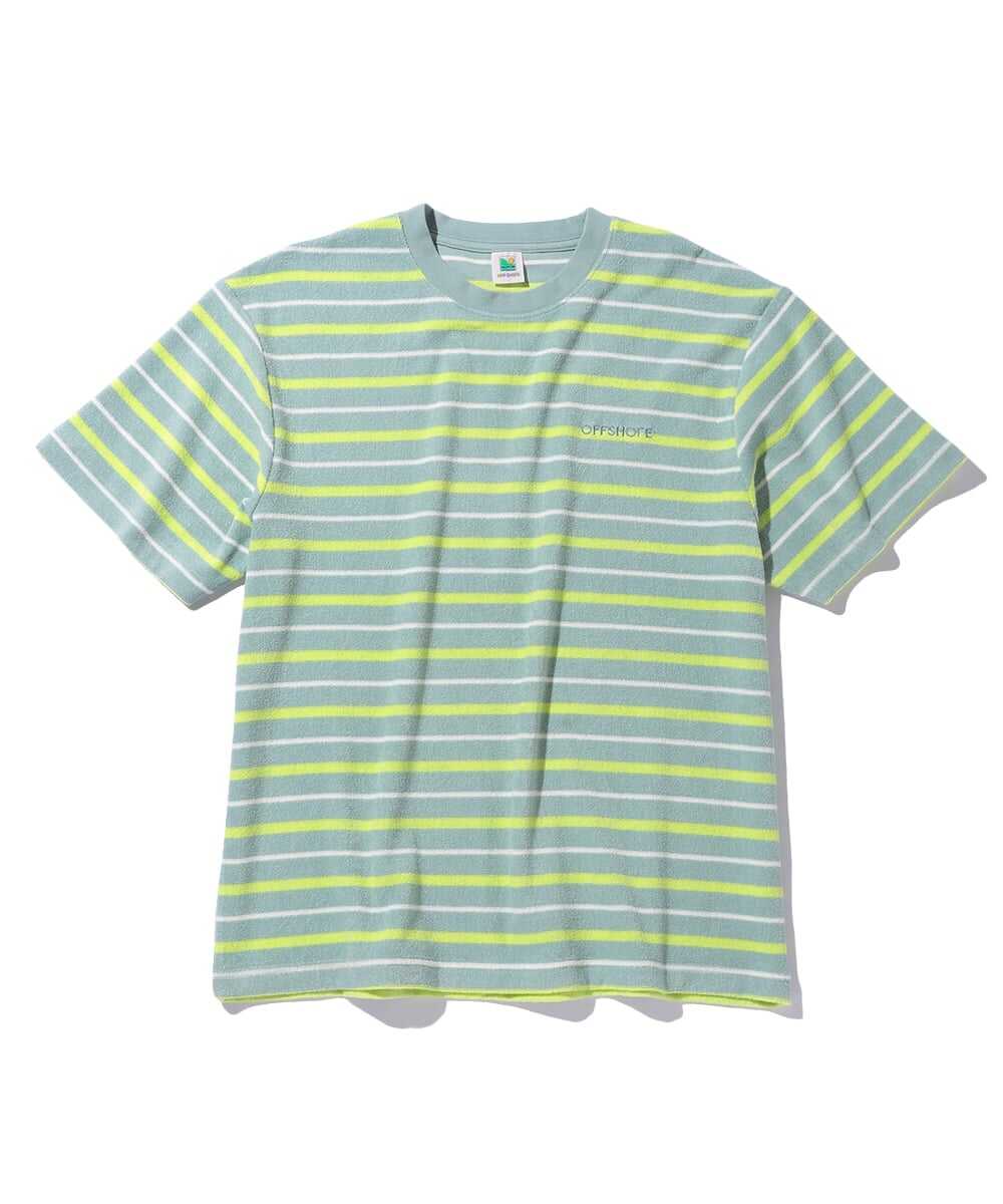 レトロボーダー パイルTシャツ