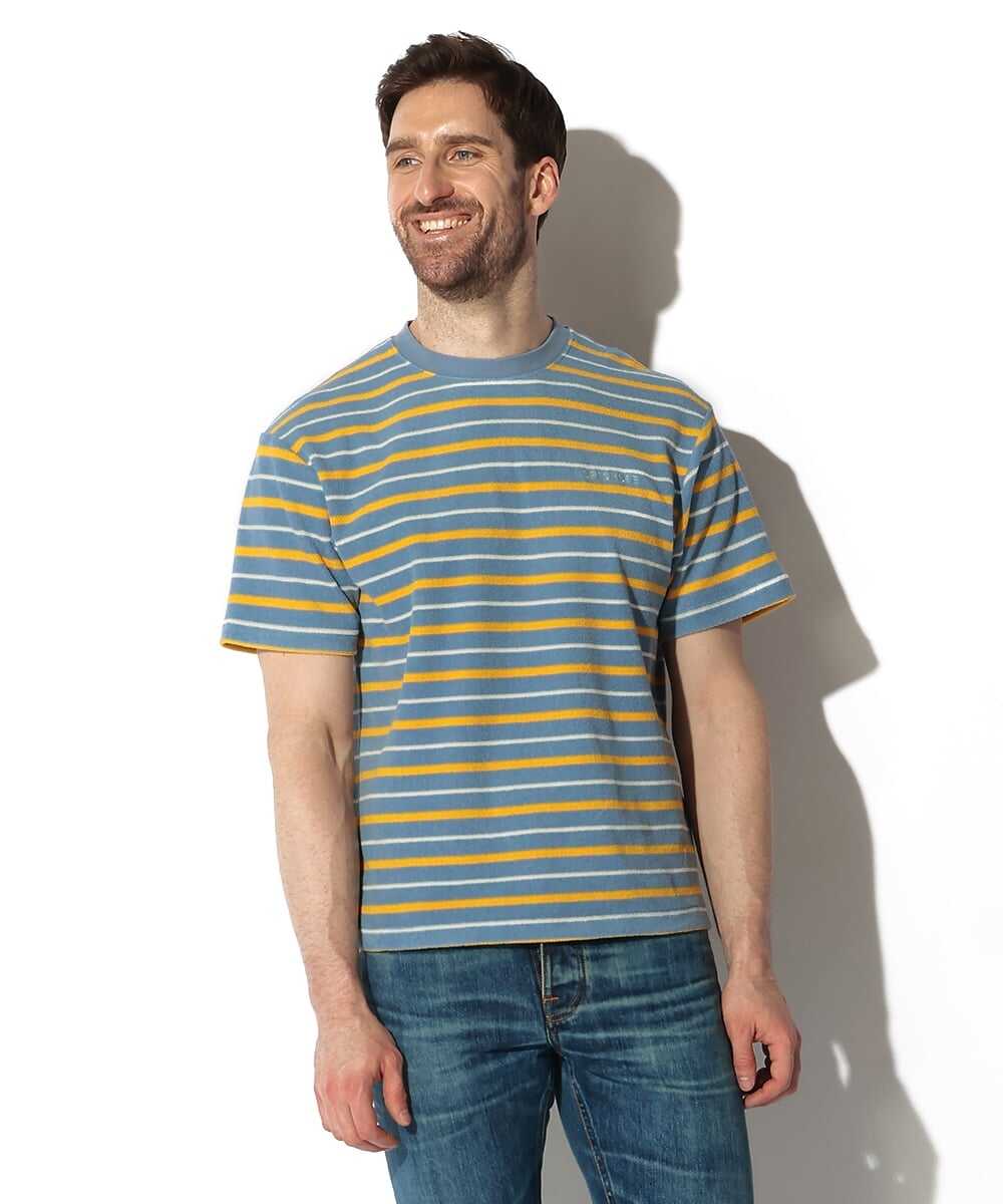 レトロボーダー パイルTシャツ