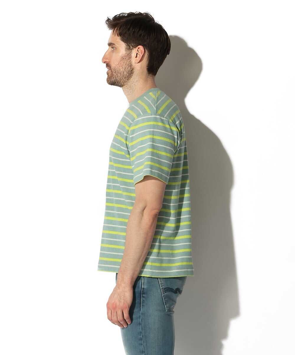 レトロボーダー パイルTシャツ