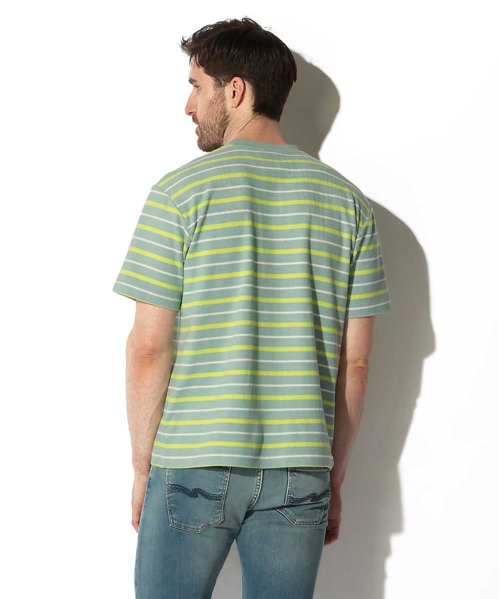 レトロボーダー パイルTシャツ