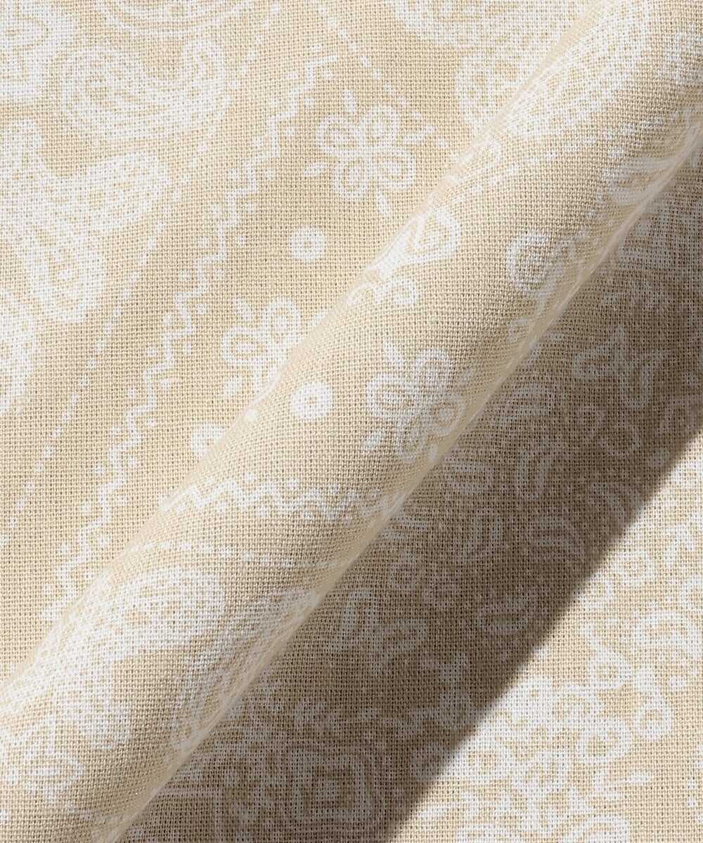 ペイズリー総柄 プリント半袖シャツ