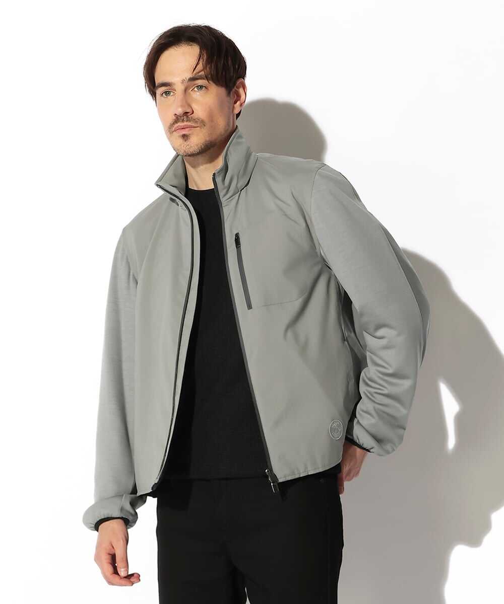 イタリア製切り替えスタンドカラーブルゾン