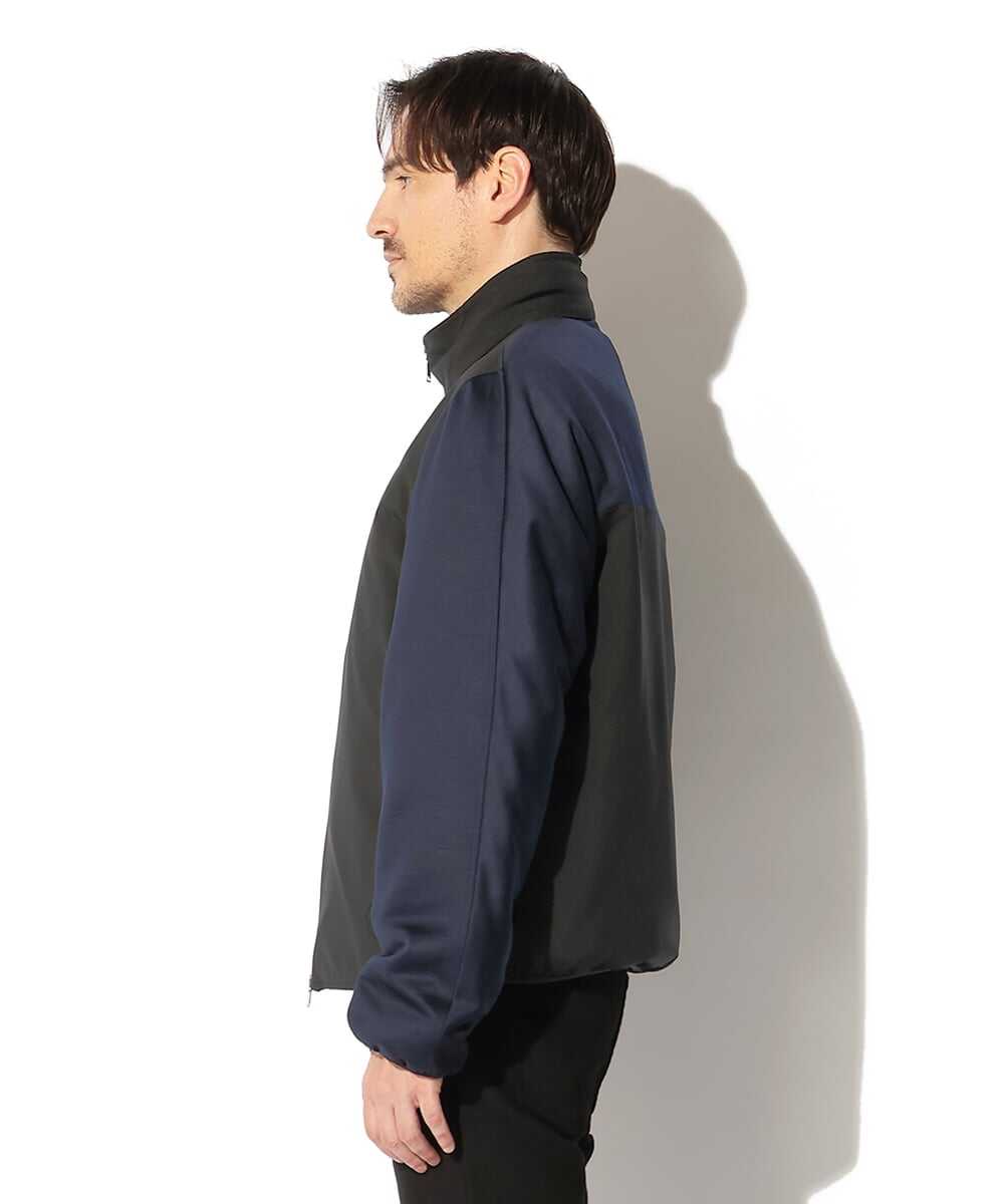 イタリア製切り替えスタンドカラーブルゾン
