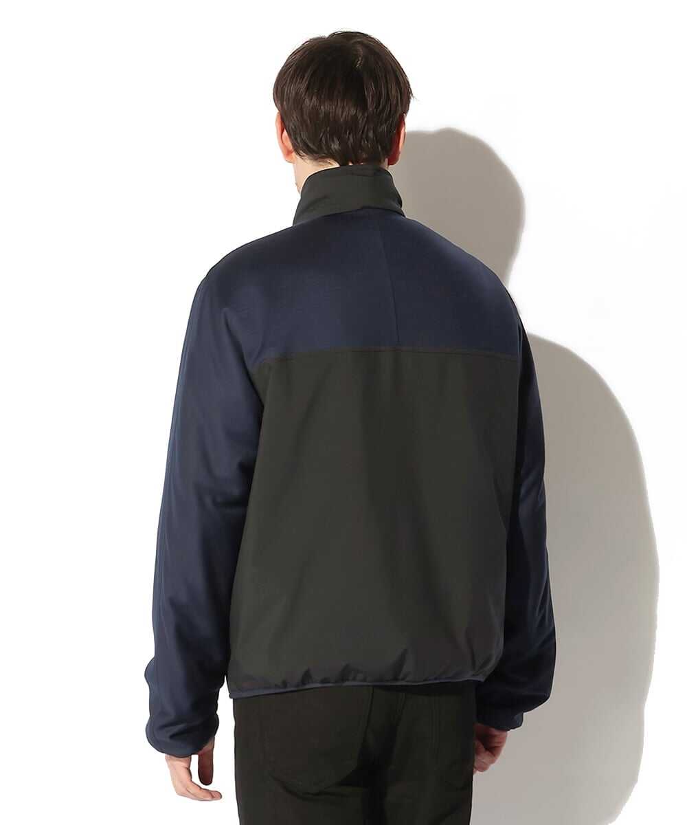 イタリア製切り替えスタンドカラーブルゾン