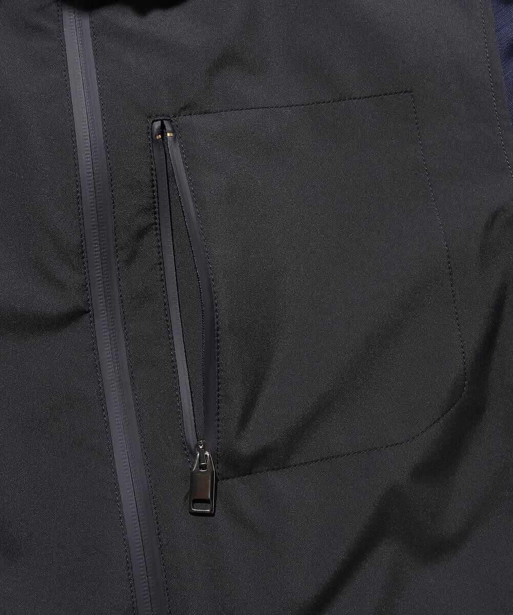 イタリア製切り替えスタンドカラーブルゾン