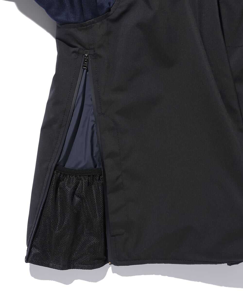 イタリア製切り替えスタンドカラーブルゾン