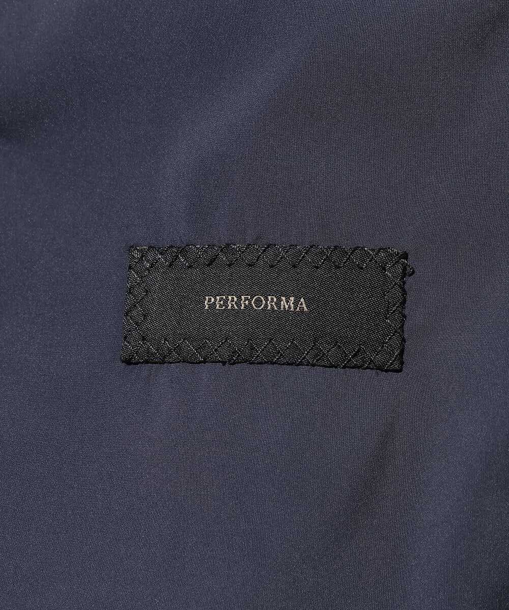 イタリア製切り替えスタンドカラーブルゾン