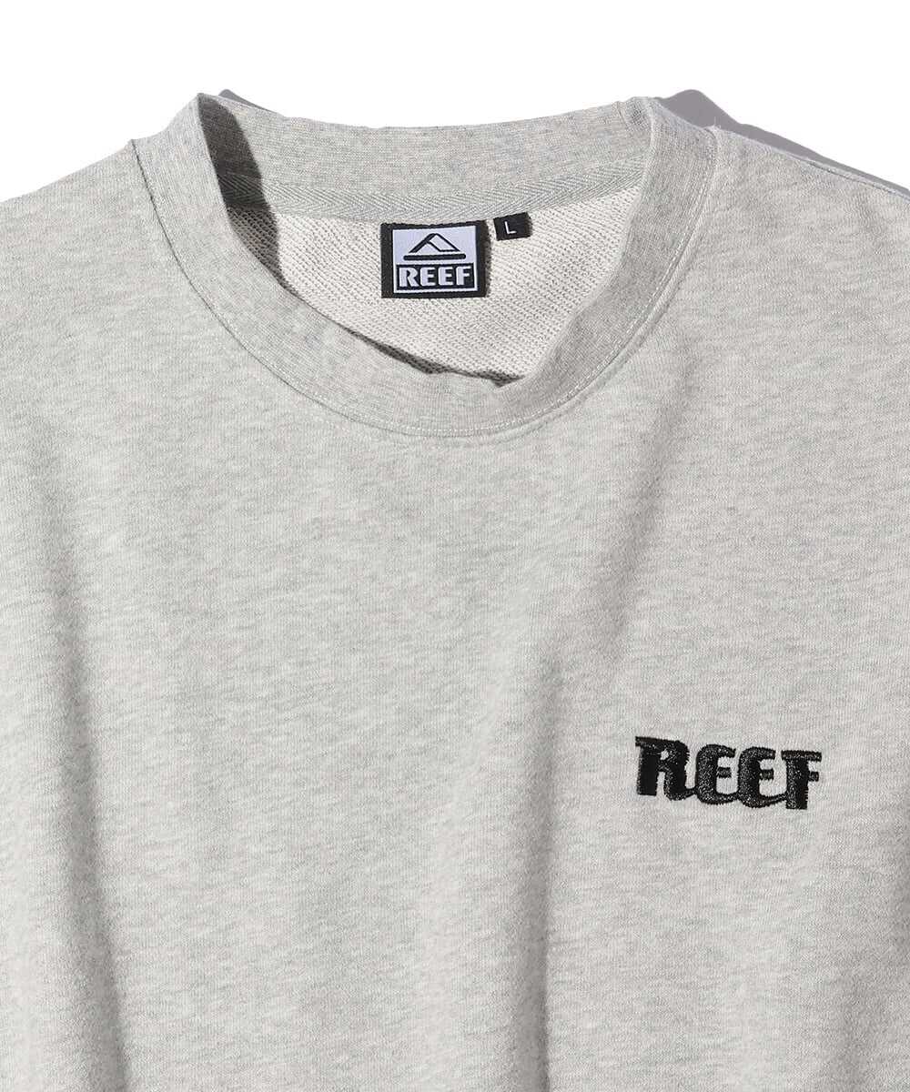 ロゴ刺繍 スウェット半袖Tシャツ